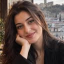 Mariam Giorgadze at a cafe table in Old Tbilisi
