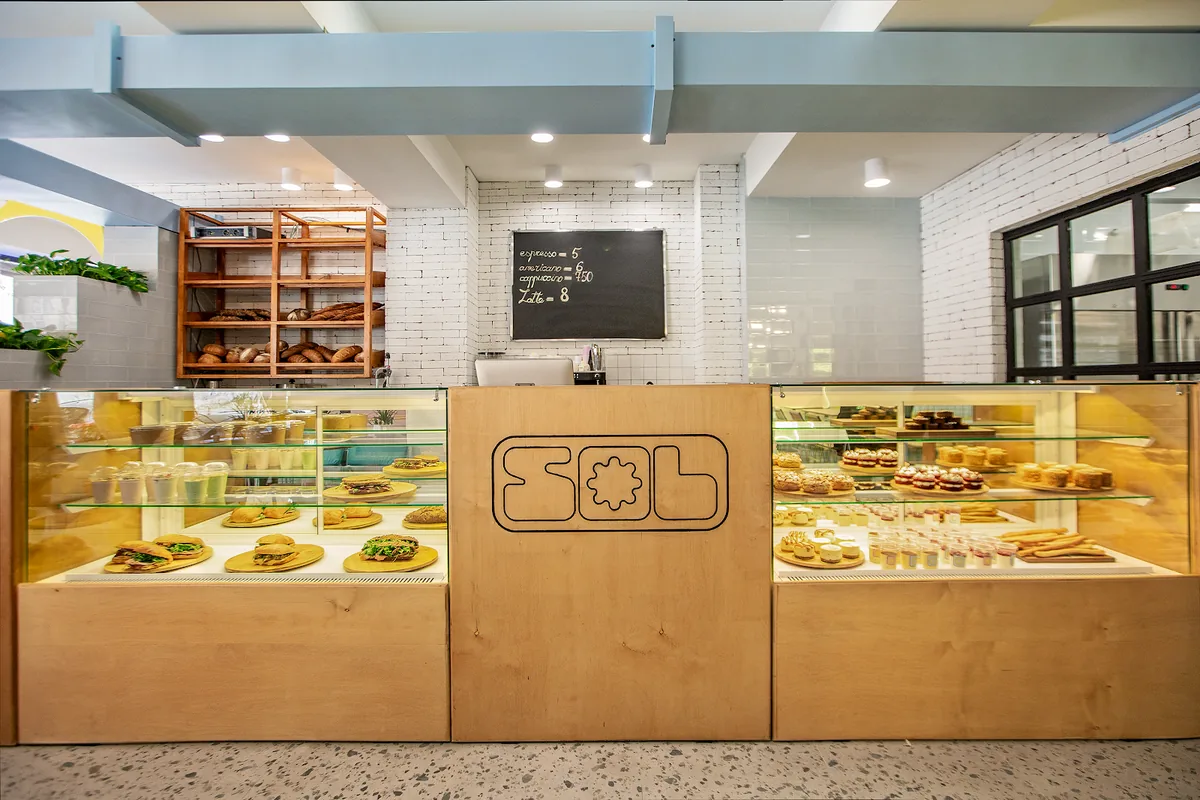 Pastry counter at Sol in Vera