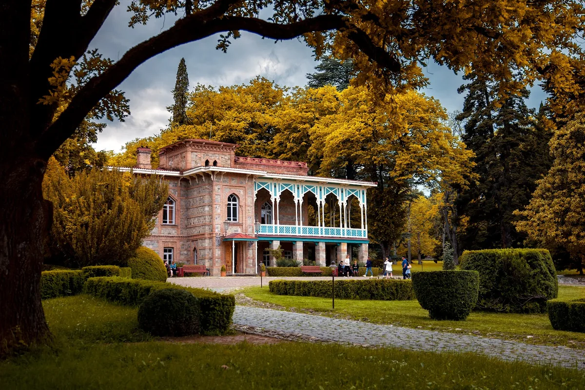 The Chavchavadze house in the gardens of Tsinandali Estate
