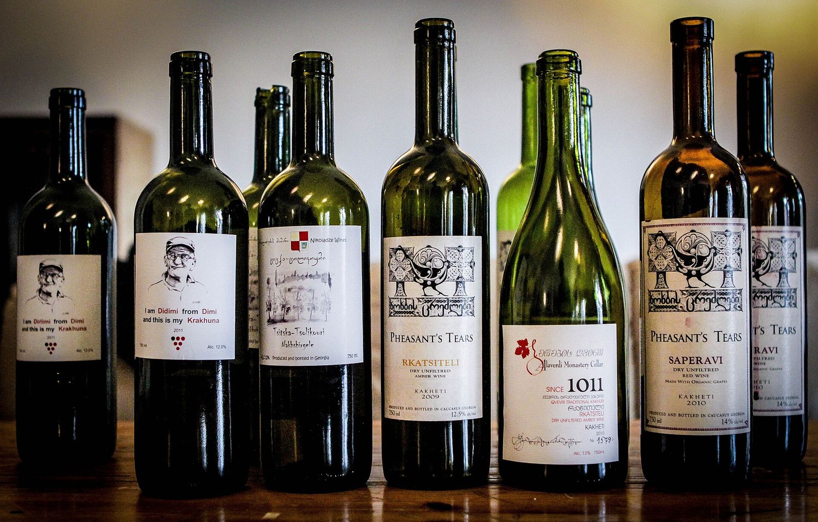 Vins géorgiens à une exposition internationale