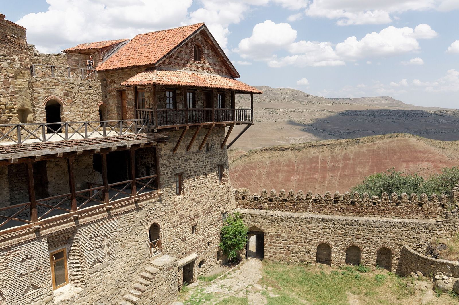 David Gareja, a 6th century rock-cut Georgian Orthodox monastery complex located in Eastern Georgia on the slopes of Mount Gareja. David Gareja, Kakheti
