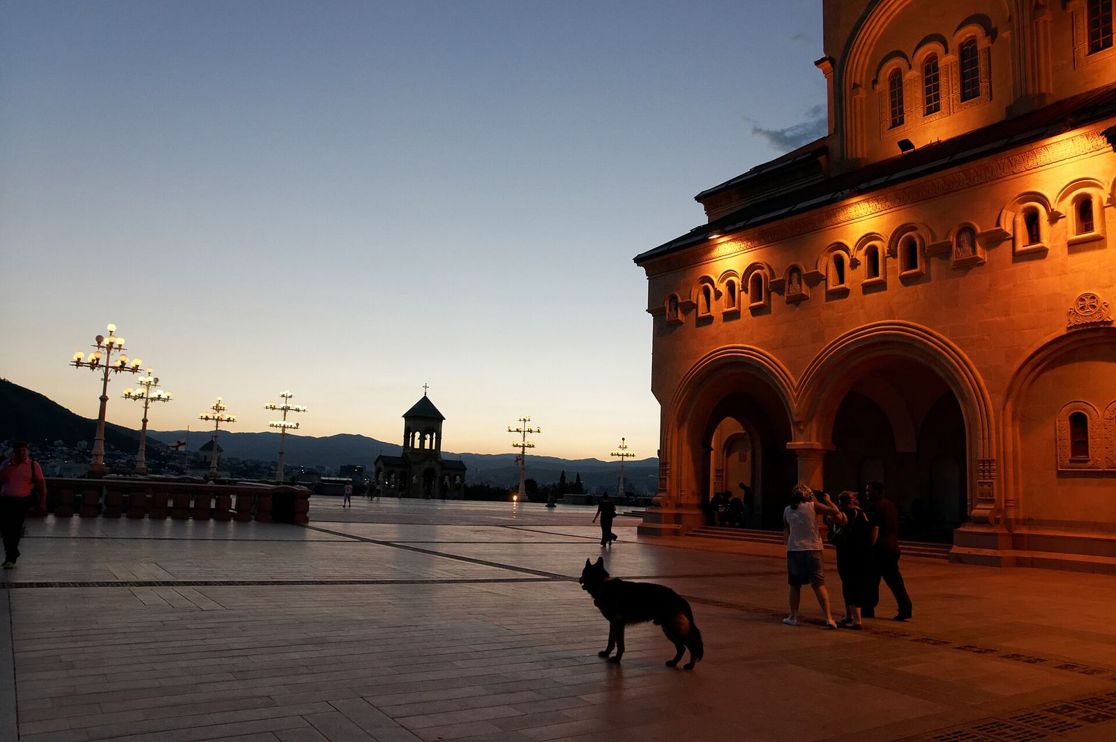 Georgian Orthodox Church. The Holy Trinity Cathedral of Tbilisi, Sameba, Avlabari, Georgia.