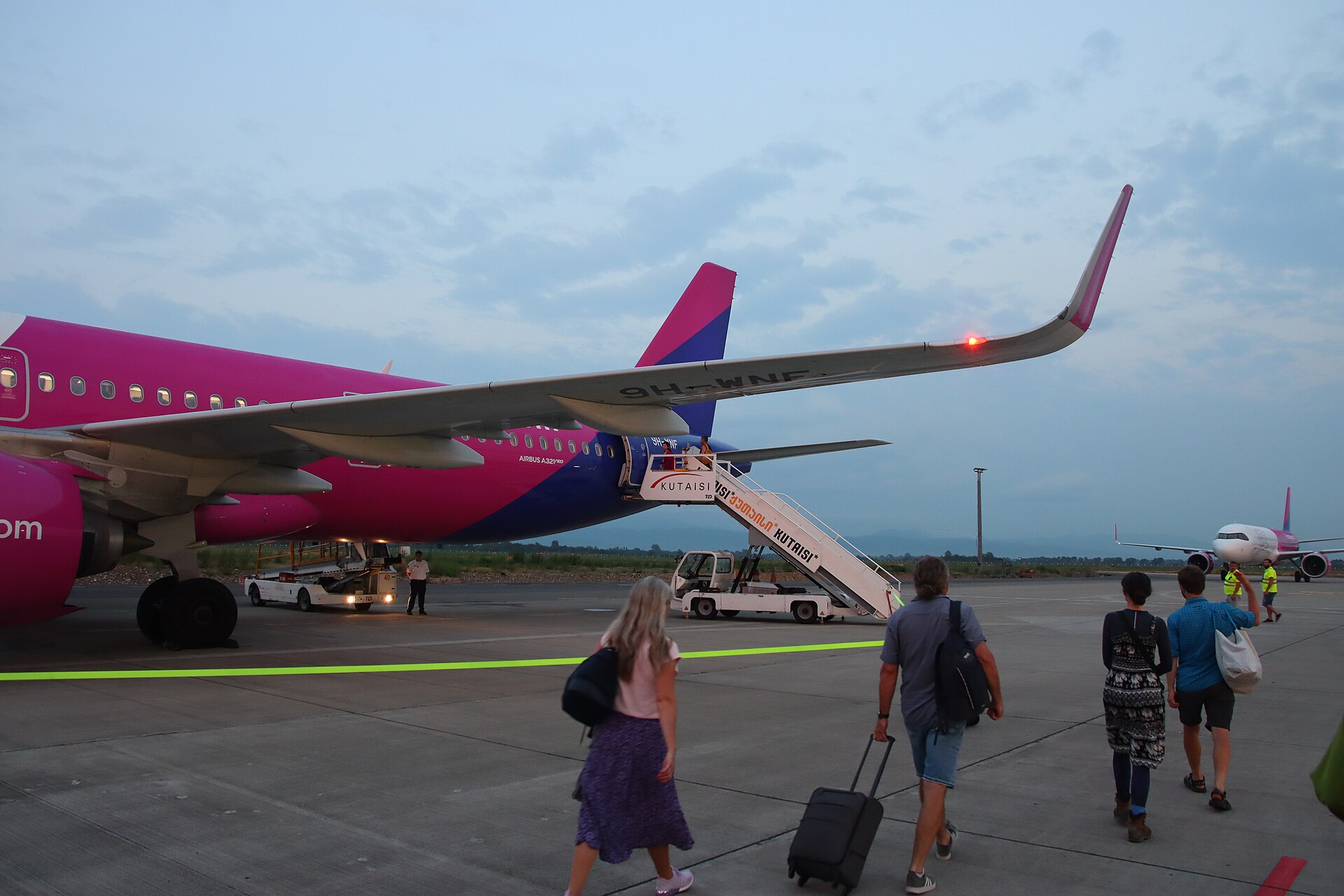 9H-WDY aircraft at Kutaisi Airport