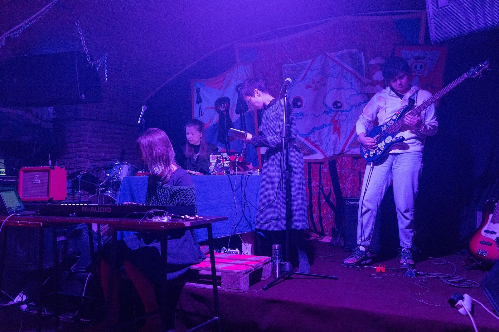 Krasnye Zori, live in Revolution Bar in Tbilisi