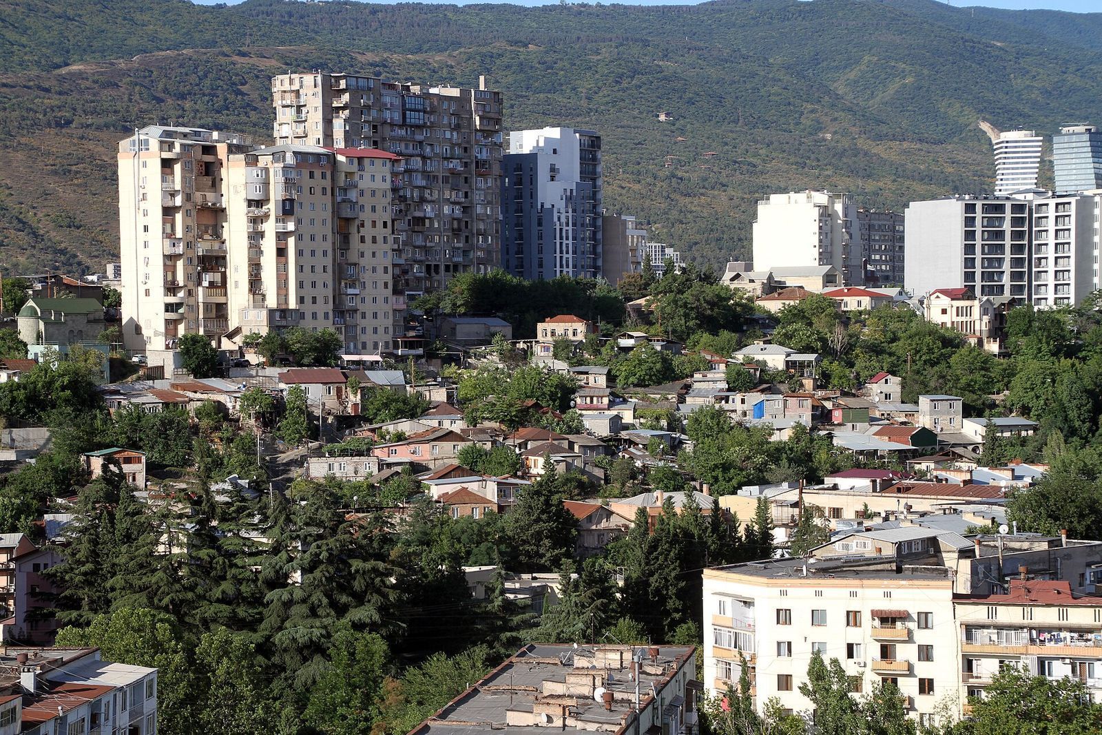 Tblisi, view from Hotel Ameri Plaza