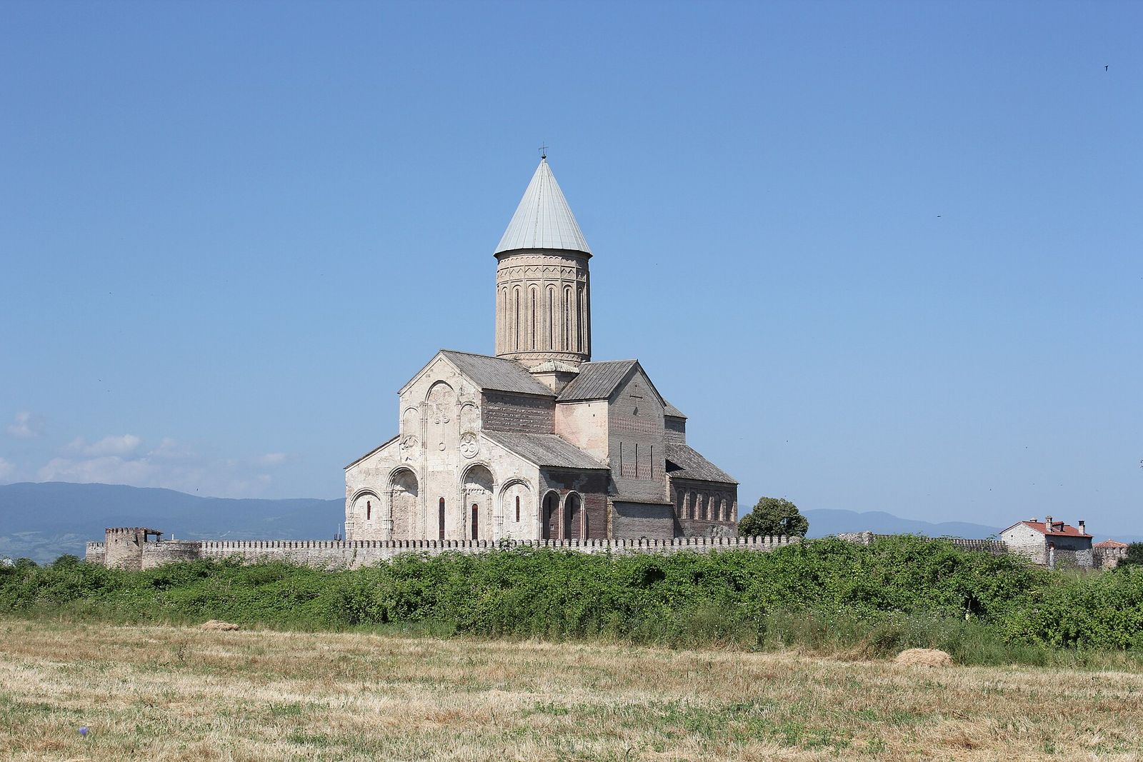 Alaverdi Monastery, Cathedral of St George Alaverdi Monastery is a Georgian Eastern Orthodox monastery located 25 km from Akhmeta, in the Kakheti region of