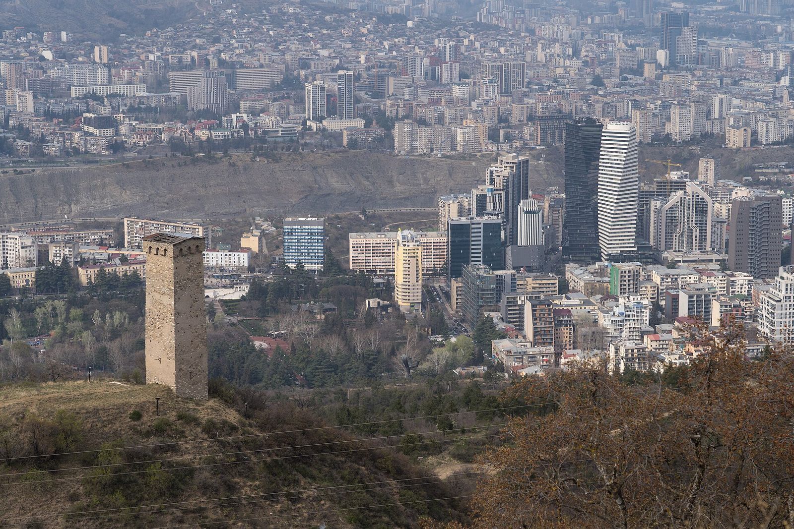 View of Tbilisi from Mtatsminda