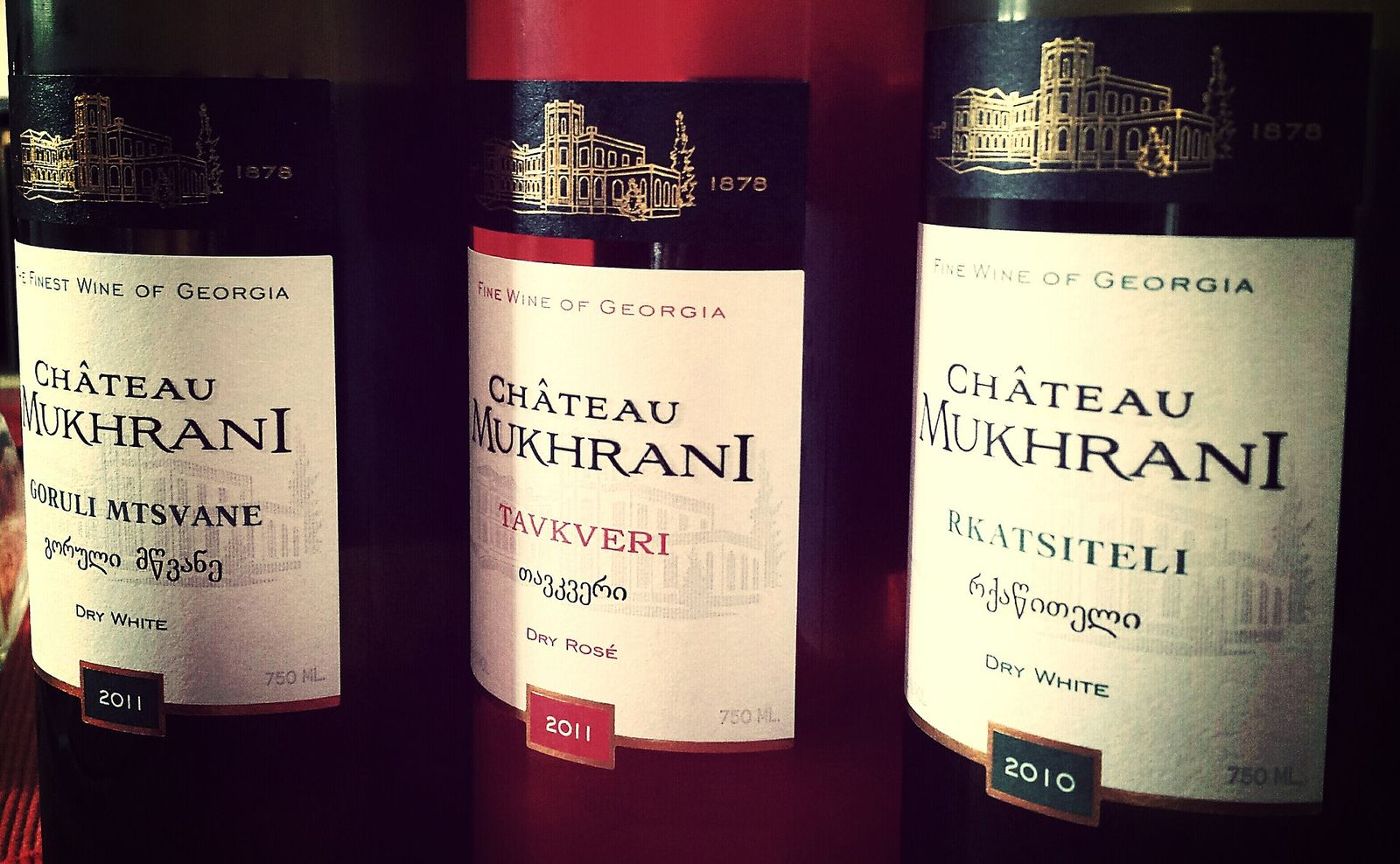 Chateau Mukhrani Georgian wine tasting
